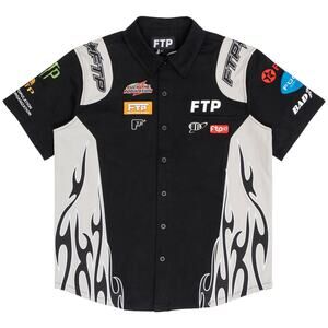 FTP Raceway Button Up Shirt – Black – Pre-Order